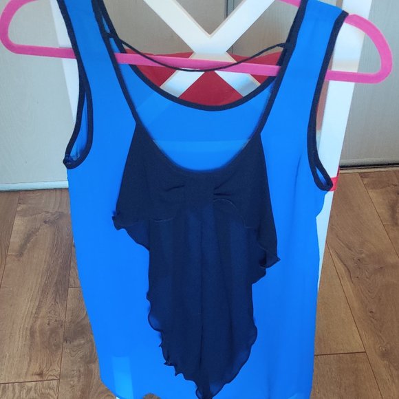 Blue blouse with bow in the back - Picture 2 of 3